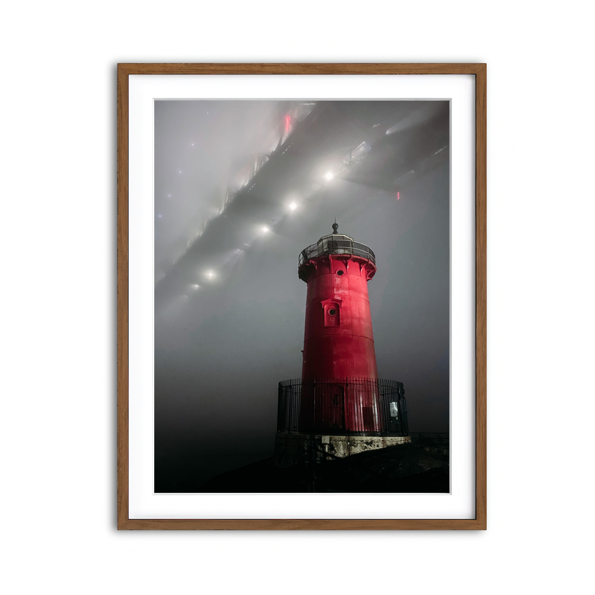 Framed Print 3x4 Walnut