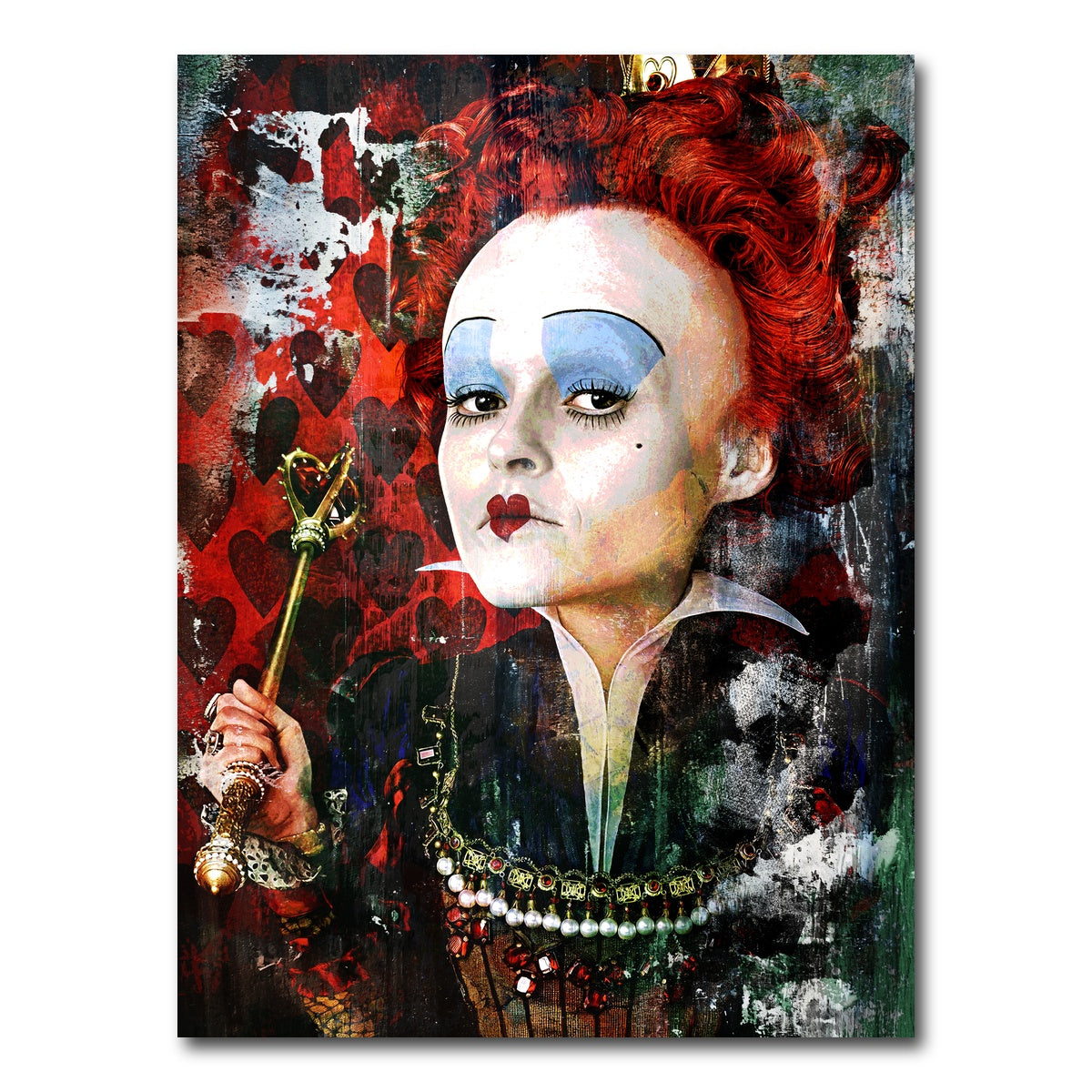 AUTO-MOCKUP WHITE | Red Queen | 1 Piece | Gallery Wrap Canvas | group=3x4
