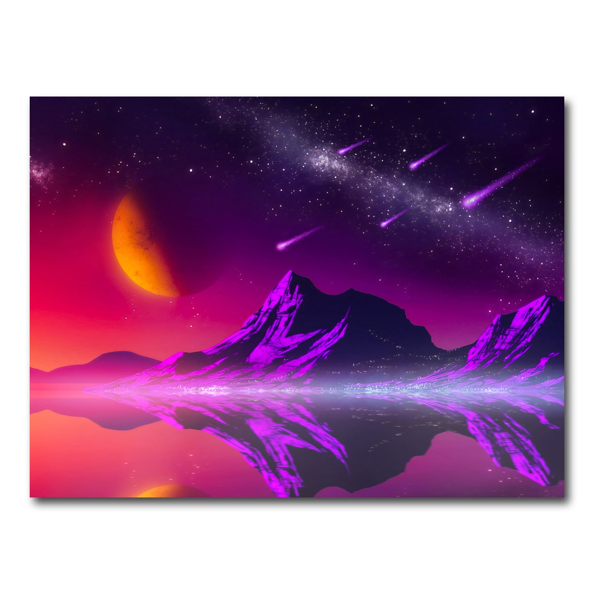 Retro Comets Wall Art