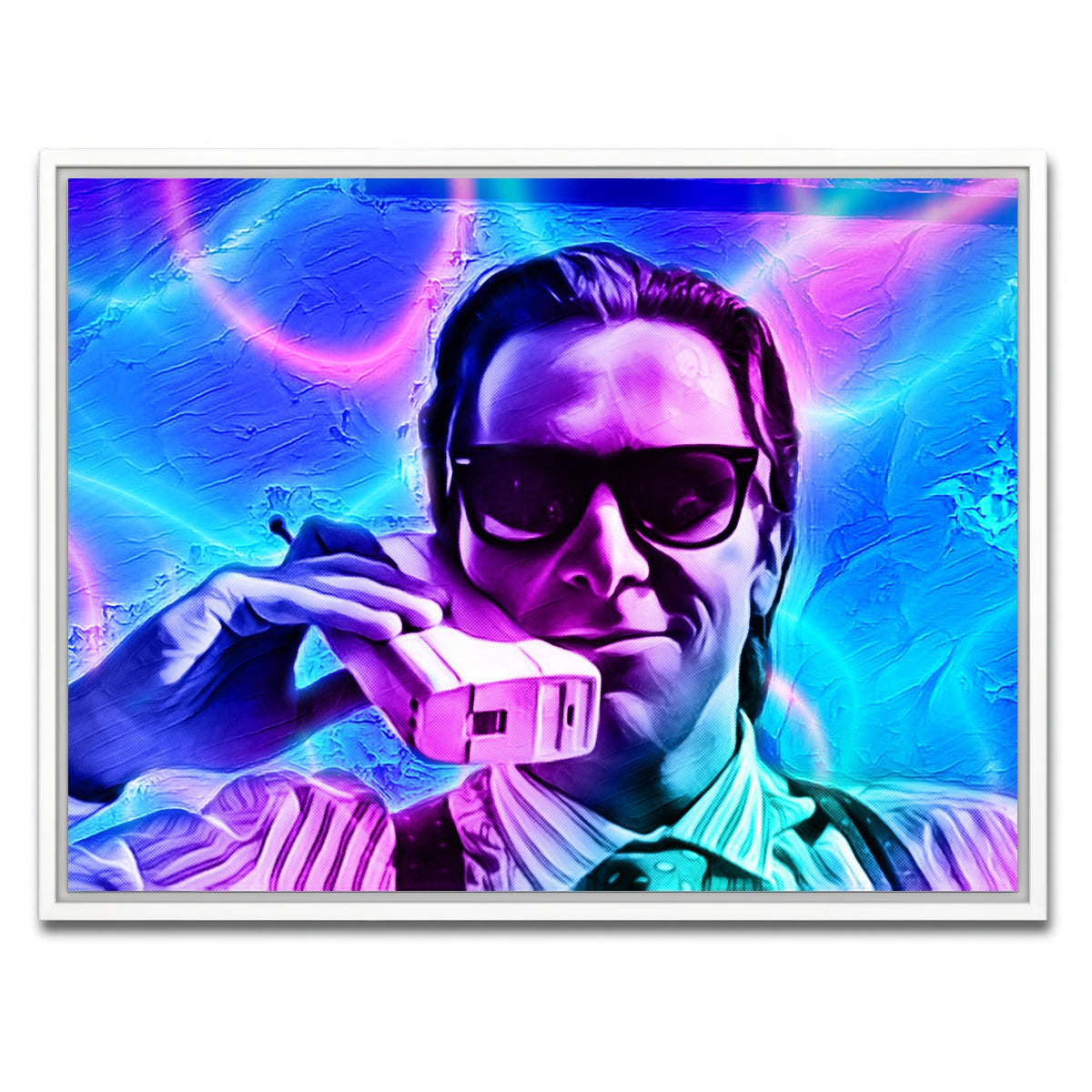 AUTO-MOCKUP WHITE | Retro Psycho | 1 Piece | White Framed Canvas | group=4x3