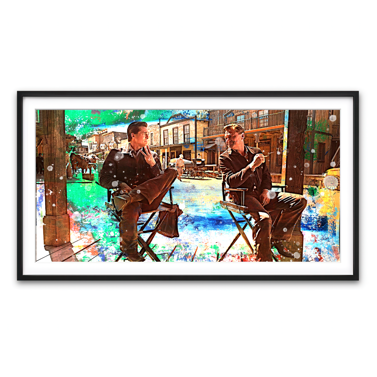 Framed Print 2x1 Black