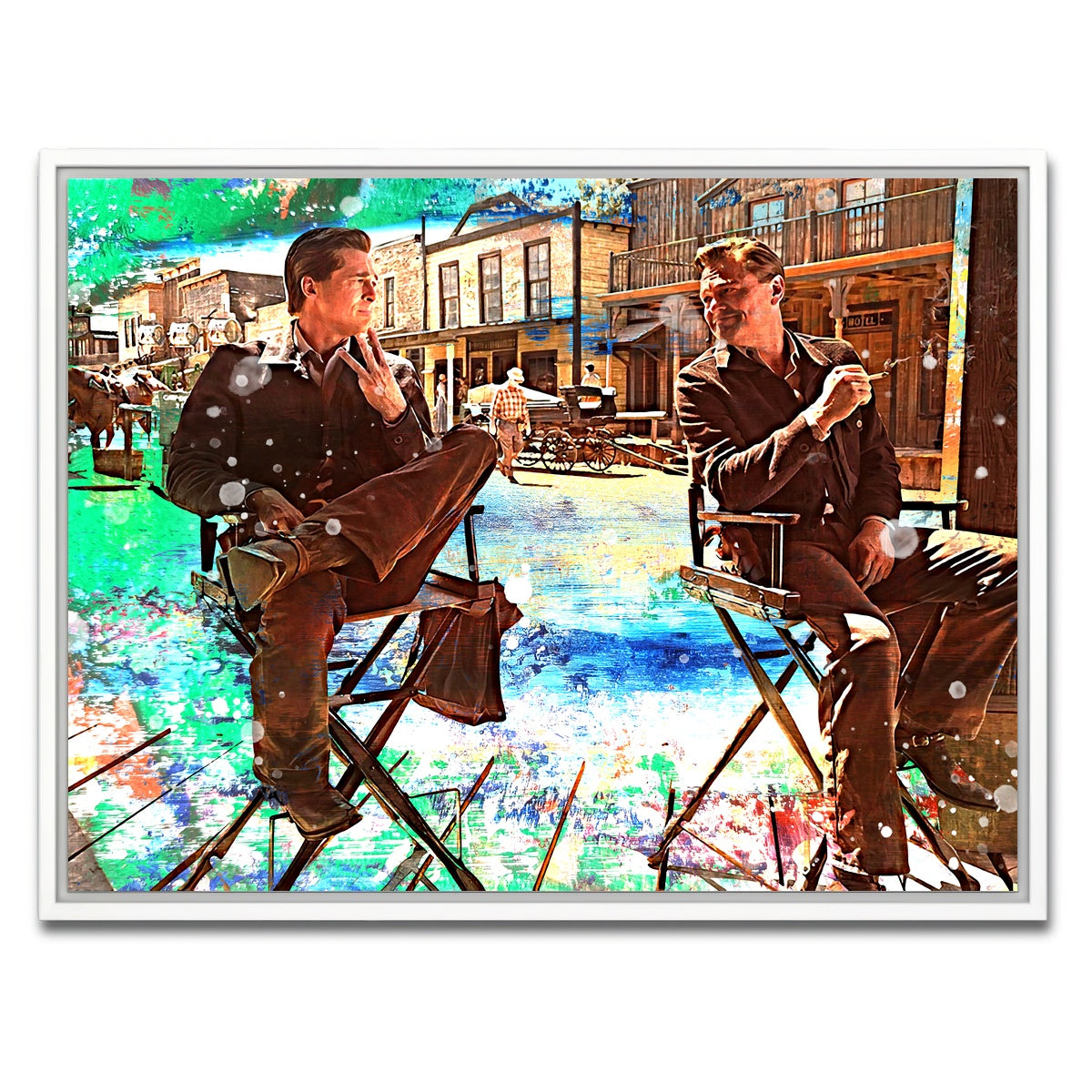 AUTO-MOCKUP WHITE | Rick & Cliff | 1 Piece | White Framed Canvas | group=4x3