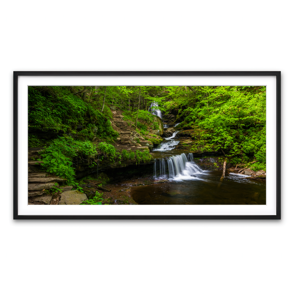 Framed Print 2x1 Black
