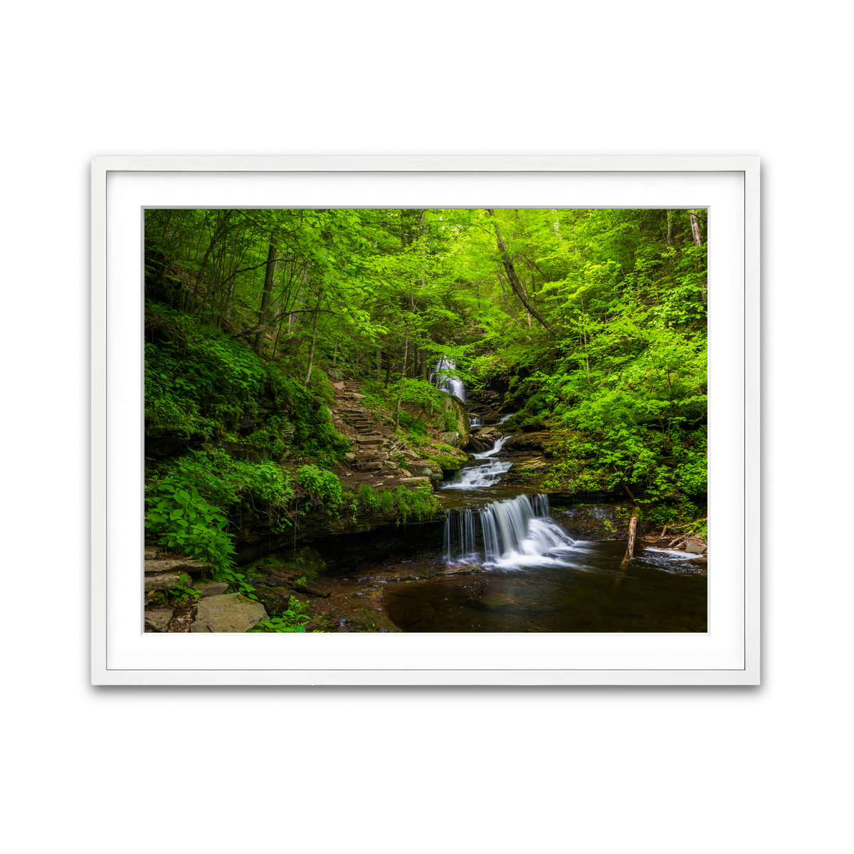 Framed Print 4x3 White