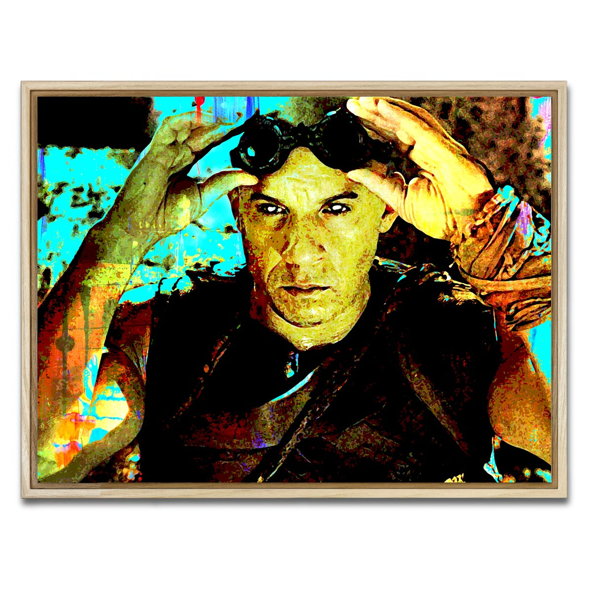 AUTO-MOCKUP WHITE | Riddick | 1 Piece | Natural Framed Canvas | group=4x3