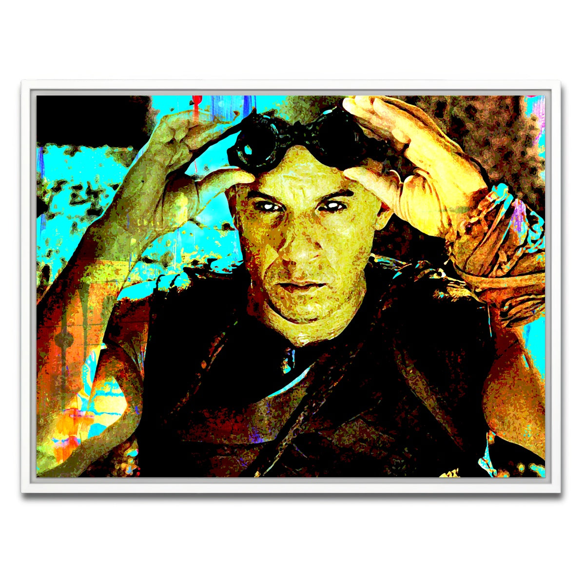 AUTO-MOCKUP WHITE | Riddick | 1 Piece | White Framed Canvas | group=4x3