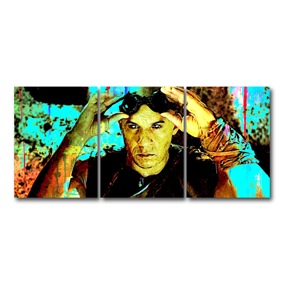 AUTO-MOCKUP WHITE | Riddick | 3 Piece | Gallery Wrap Canvas | group=18x24