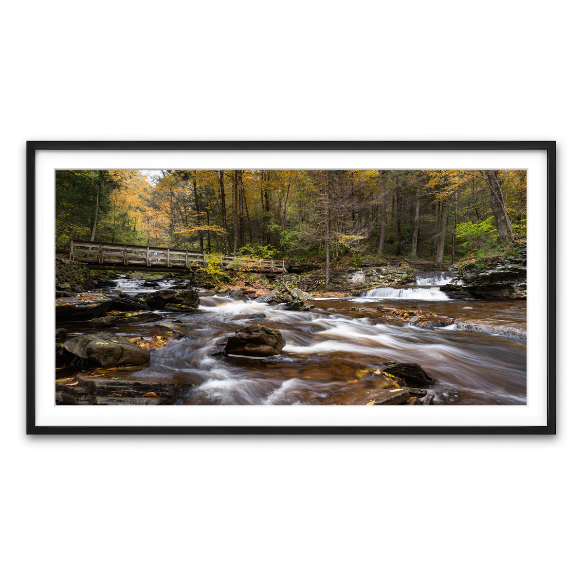 Framed Print 2x1 Black
