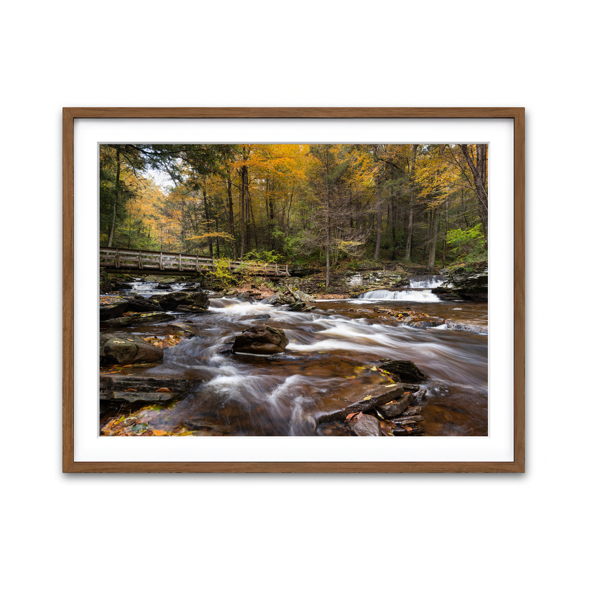 Framed Print 4x3 Walnut