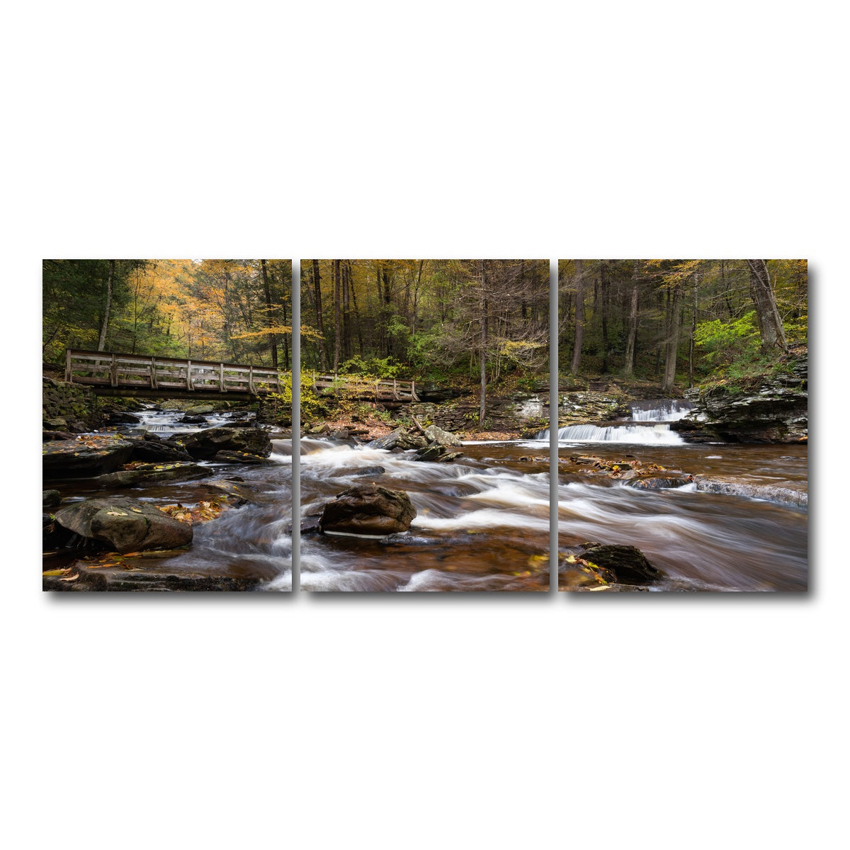 AUTO-MOCKUP WHITE | Rivers Meet | 3 Piece | Gallery Wrap Canvas | group=18x24