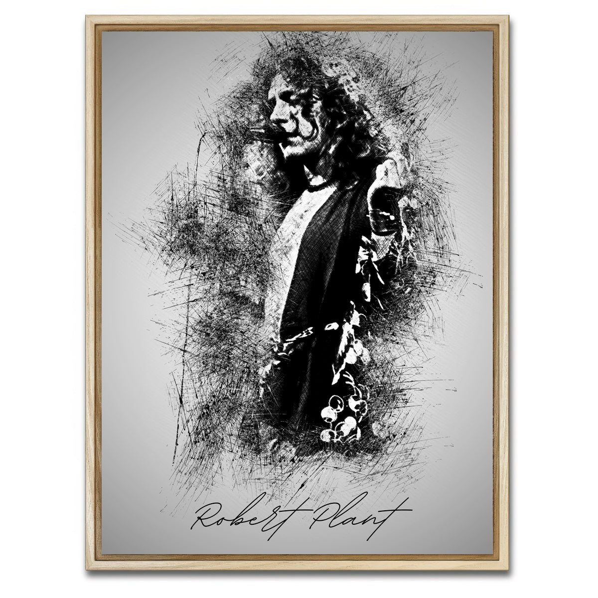 AUTO-MOCKUP WHITE | Robert Plant | 1 Piece | Natural Framed Canvas | group=3x4