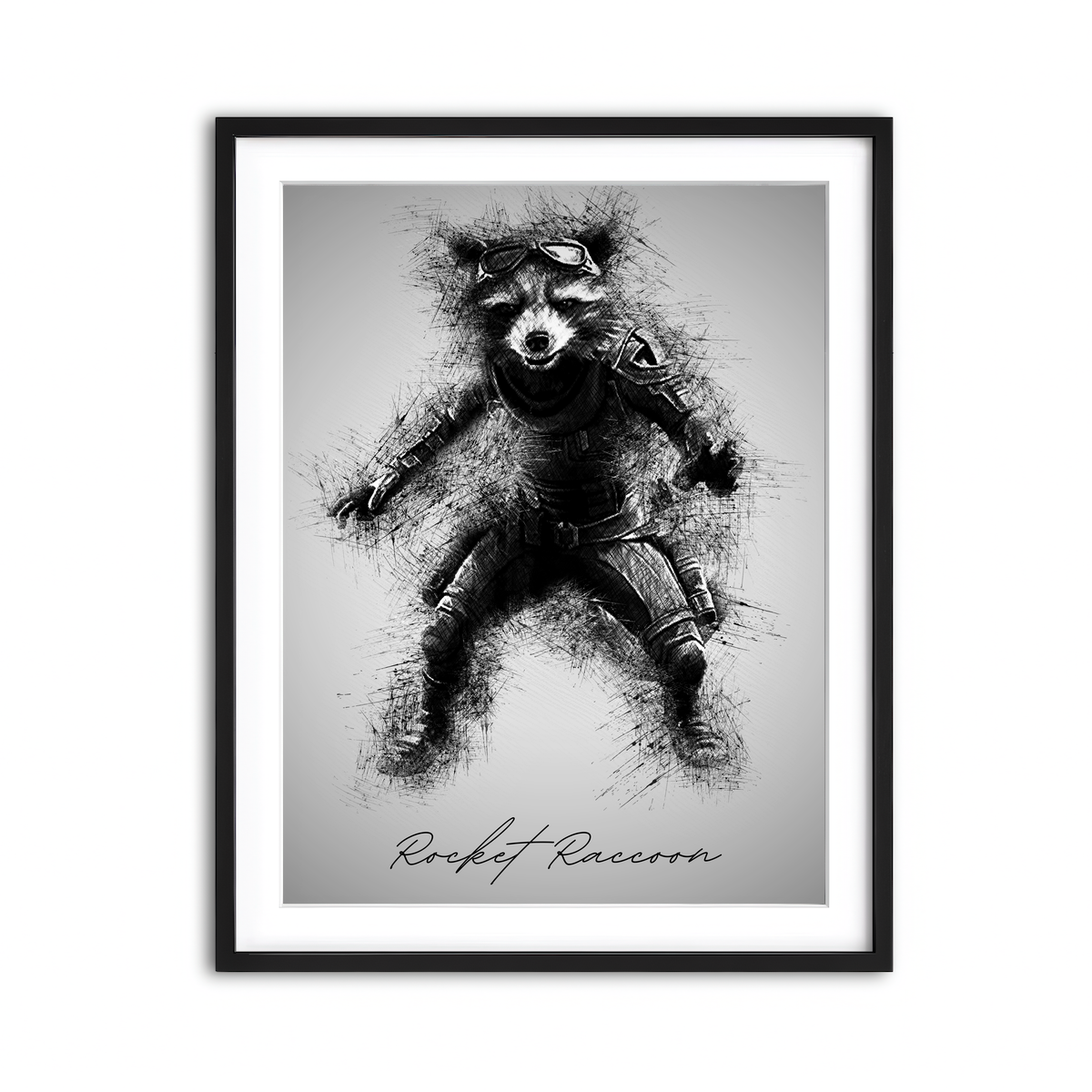 Framed Print 3x4 Black
