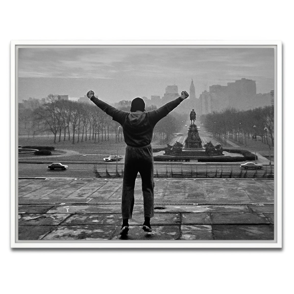 AUTO-MOCKUP WHITE | Rocky | 1 Piece | White Framed Canvas | group=4x3