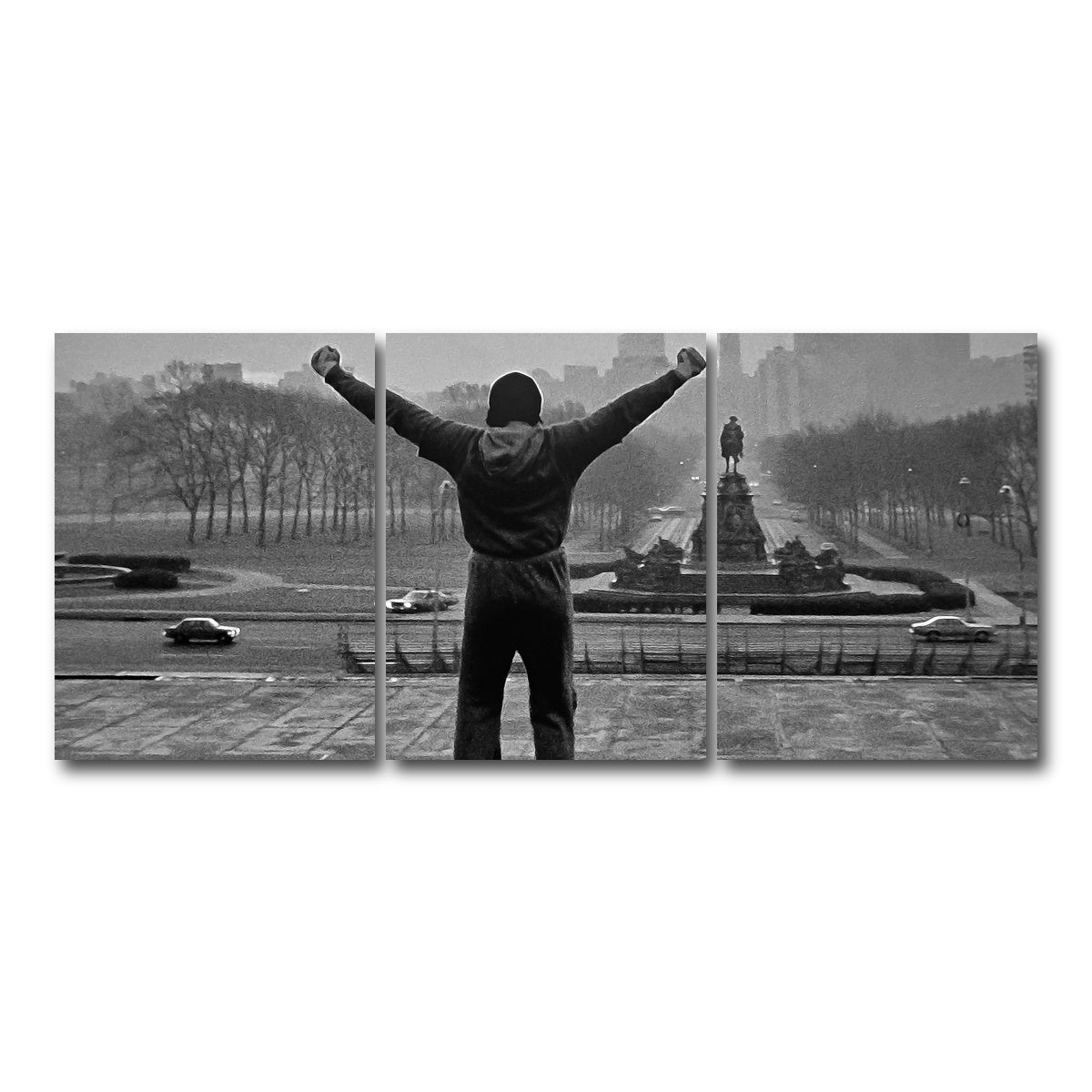 AUTO-MOCKUP WHITE | Rocky | 3 Piece | Gallery Wrap Canvas | group=18x24