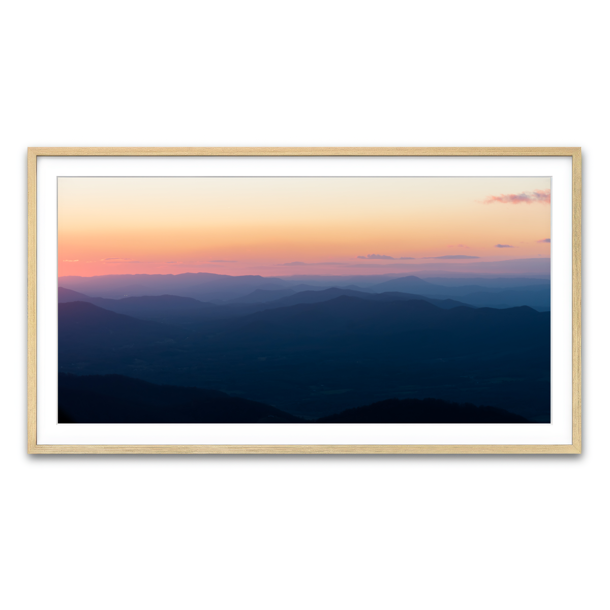 Framed Print 2x1 Natural