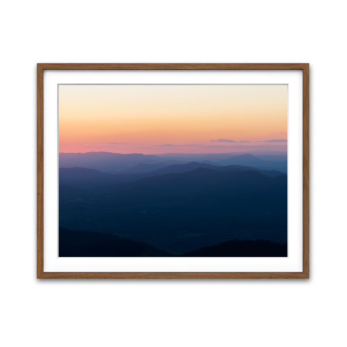Framed Print 4x3 Walnut