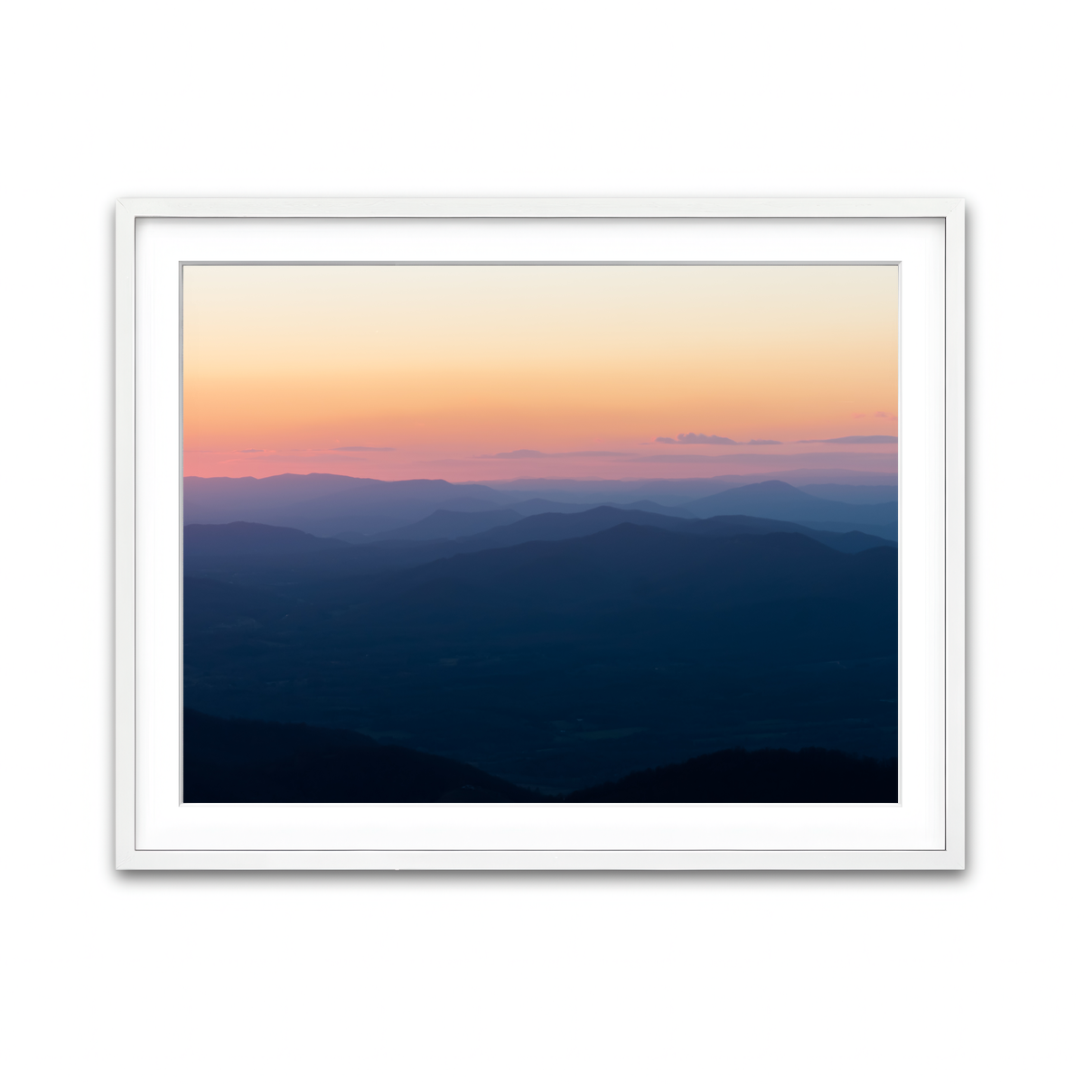 Framed Print 4x3 White