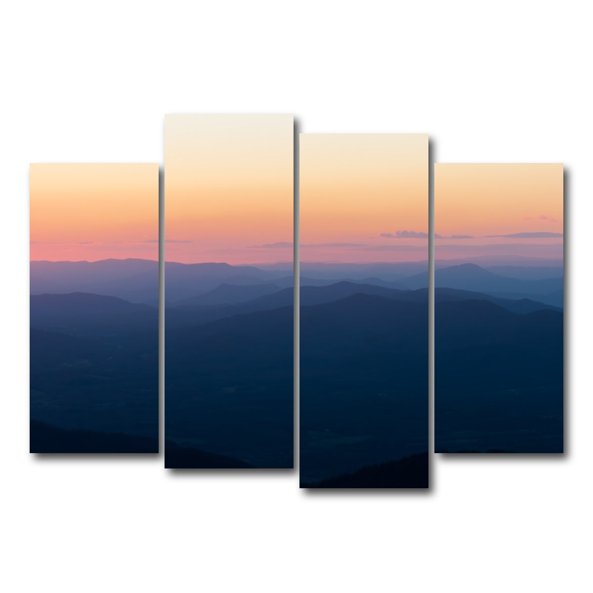 AUTO-MOCKUP WHITE | Rolling Hills | 4 Piece | Gallery Wrap Canvas | group=4_normal