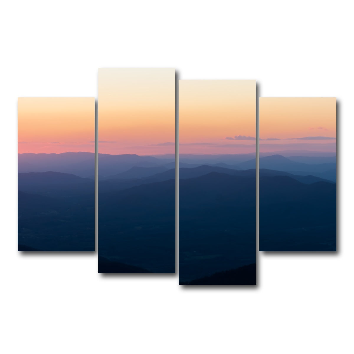AUTO-MOCKUP WHITE | Rolling Hills | 4 Piece | Gallery Wrap Canvas | group=4_short