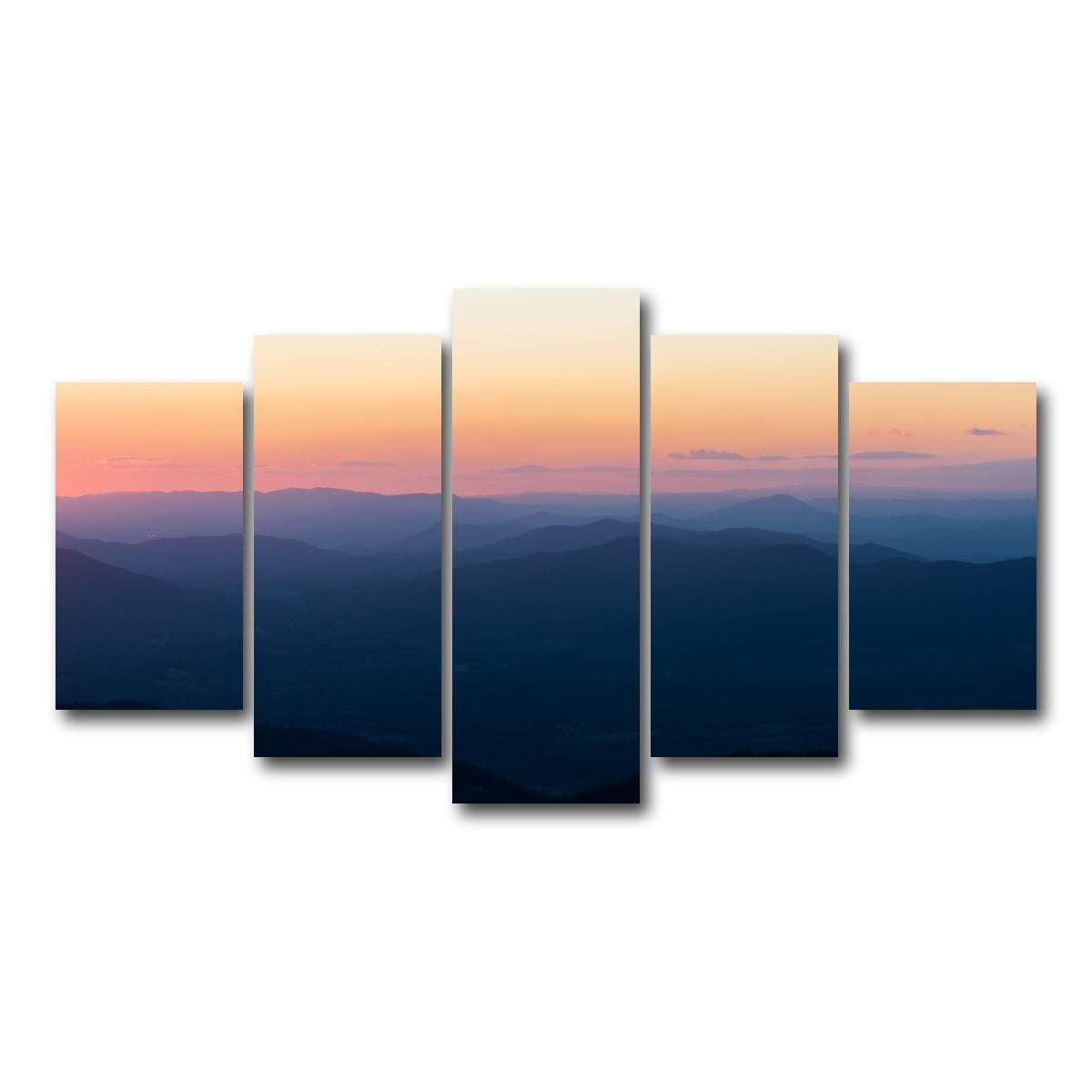 AUTO-MOCKUP WHITE | Rolling Hills | 5 Piece | Gallery Wrap Canvas | group=5_normal