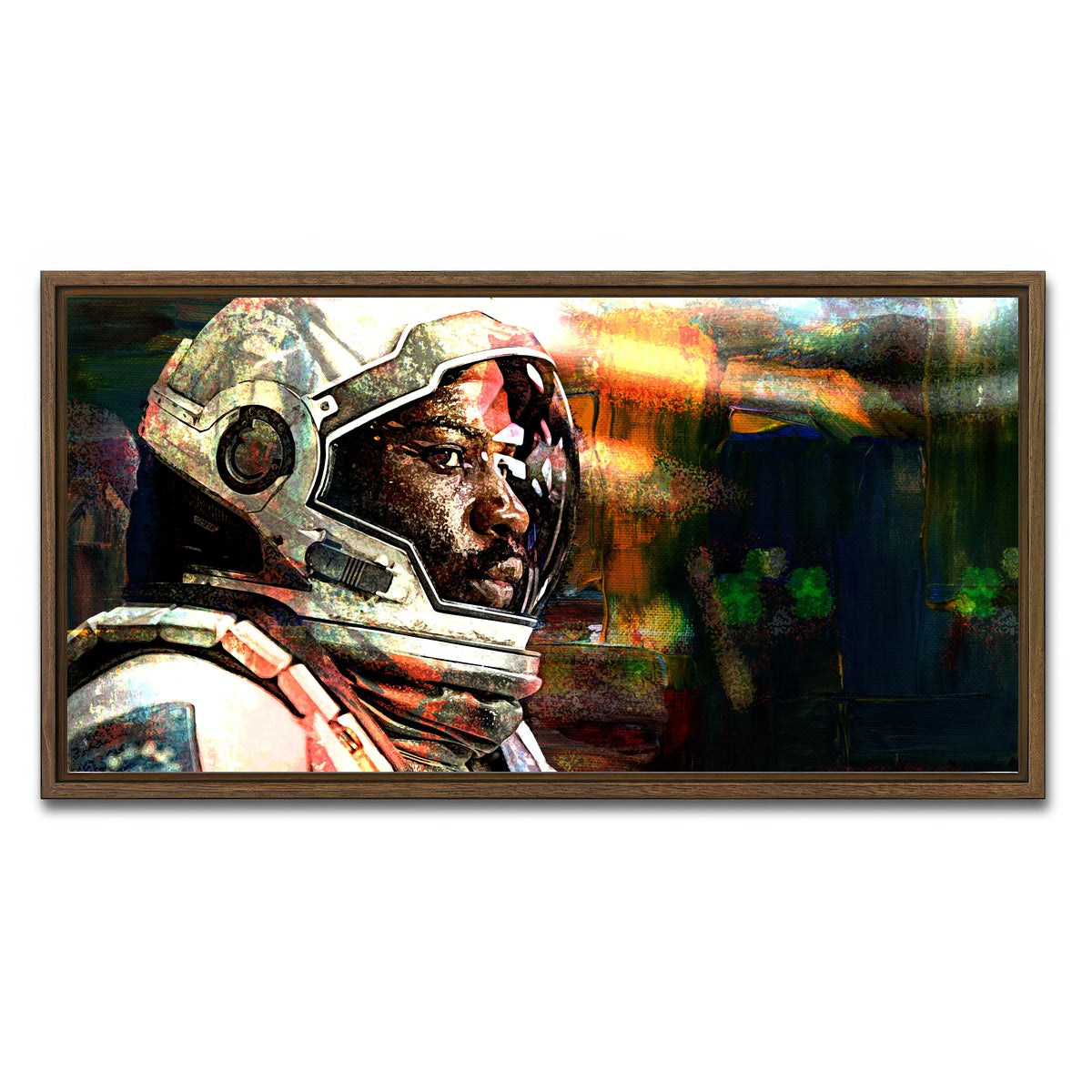 AUTO-MOCKUP WHITE | Romilly | 1 Piece | Walnut Framed Canvas | group=2x1