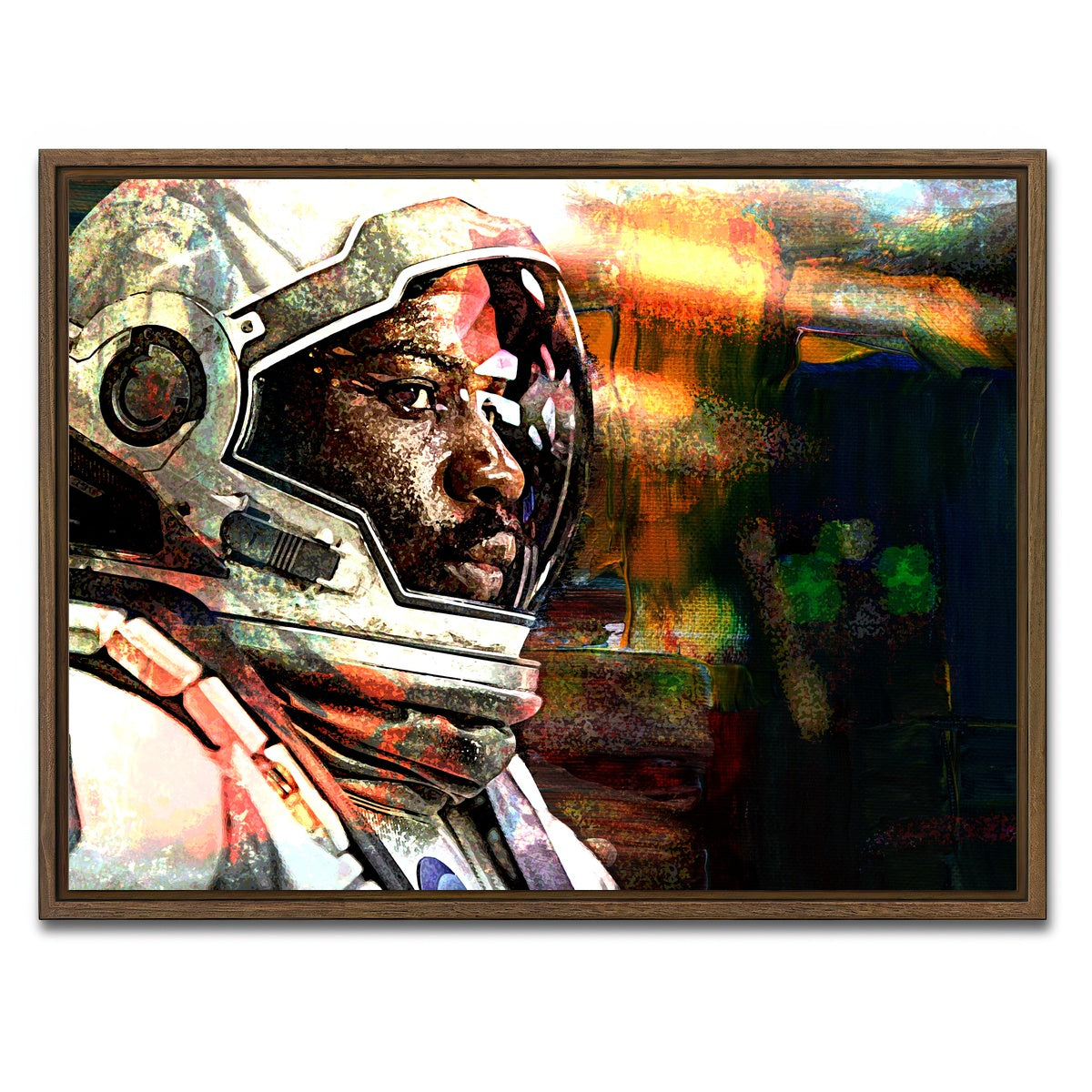 AUTO-MOCKUP WHITE | Romilly | 1 Piece | Walnut Framed Canvas | group=4x3