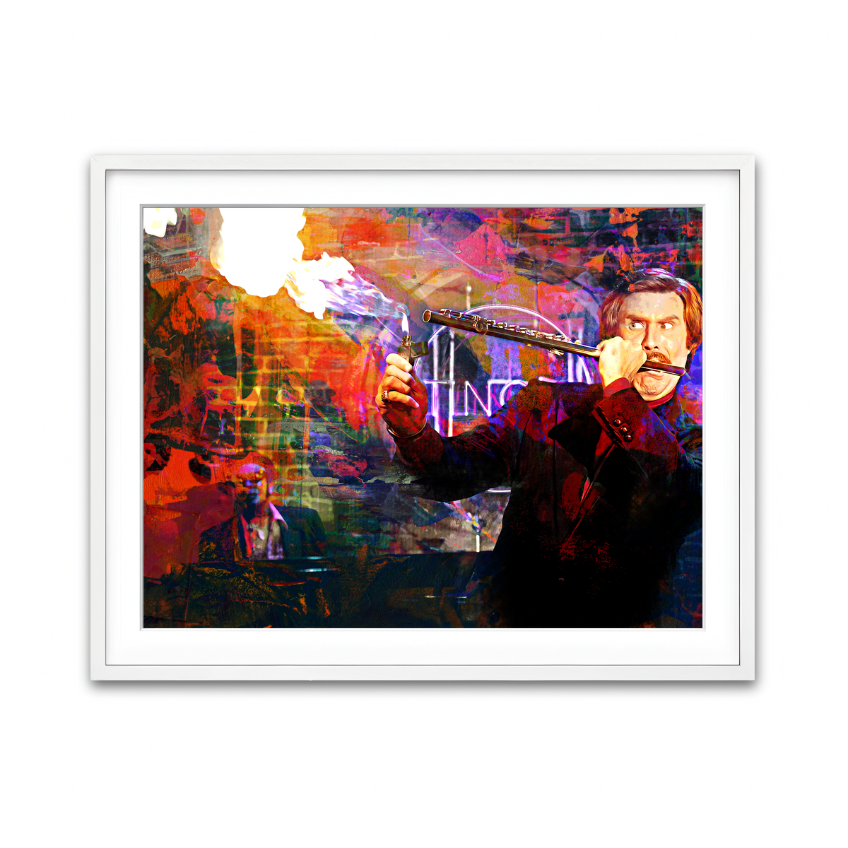 Framed Print 4x3 White