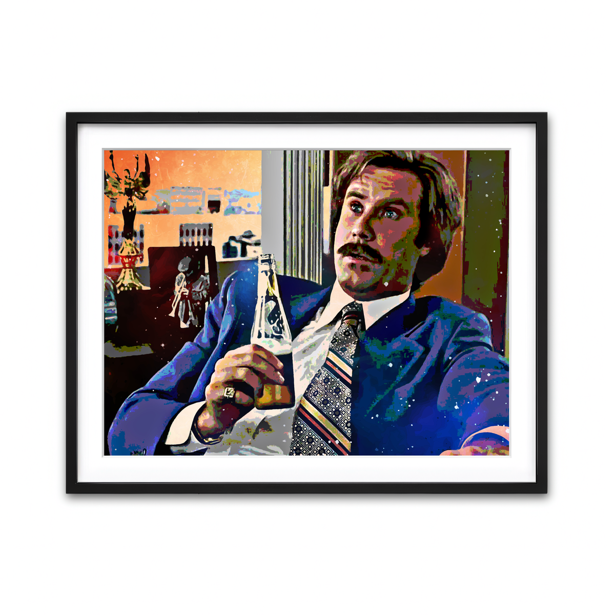 Ron Burgundy Wall Art