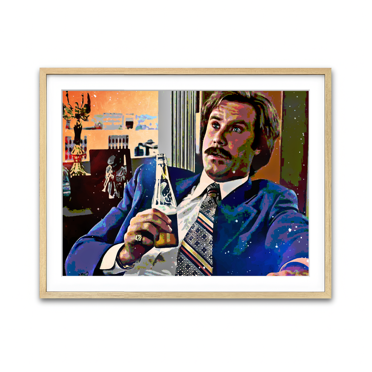 Ron Burgundy Wall Art