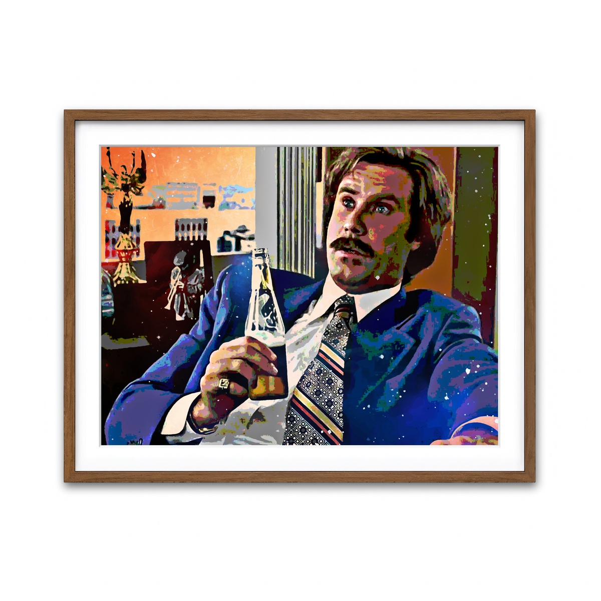Ron Burgundy Wall Art