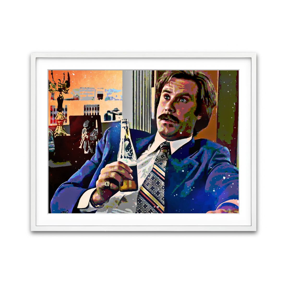 Ron Burgundy Wall Art