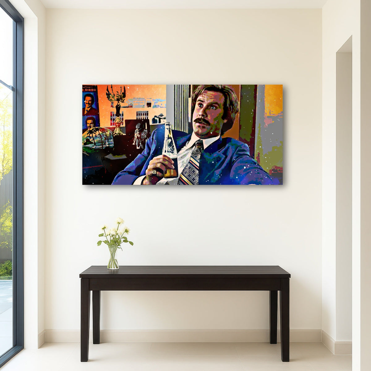 Ron Burgundy Wall Art