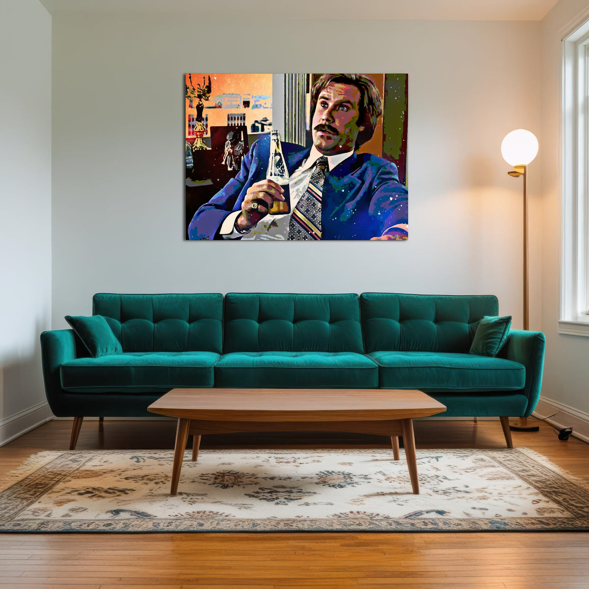 Ron Burgundy Wall Art