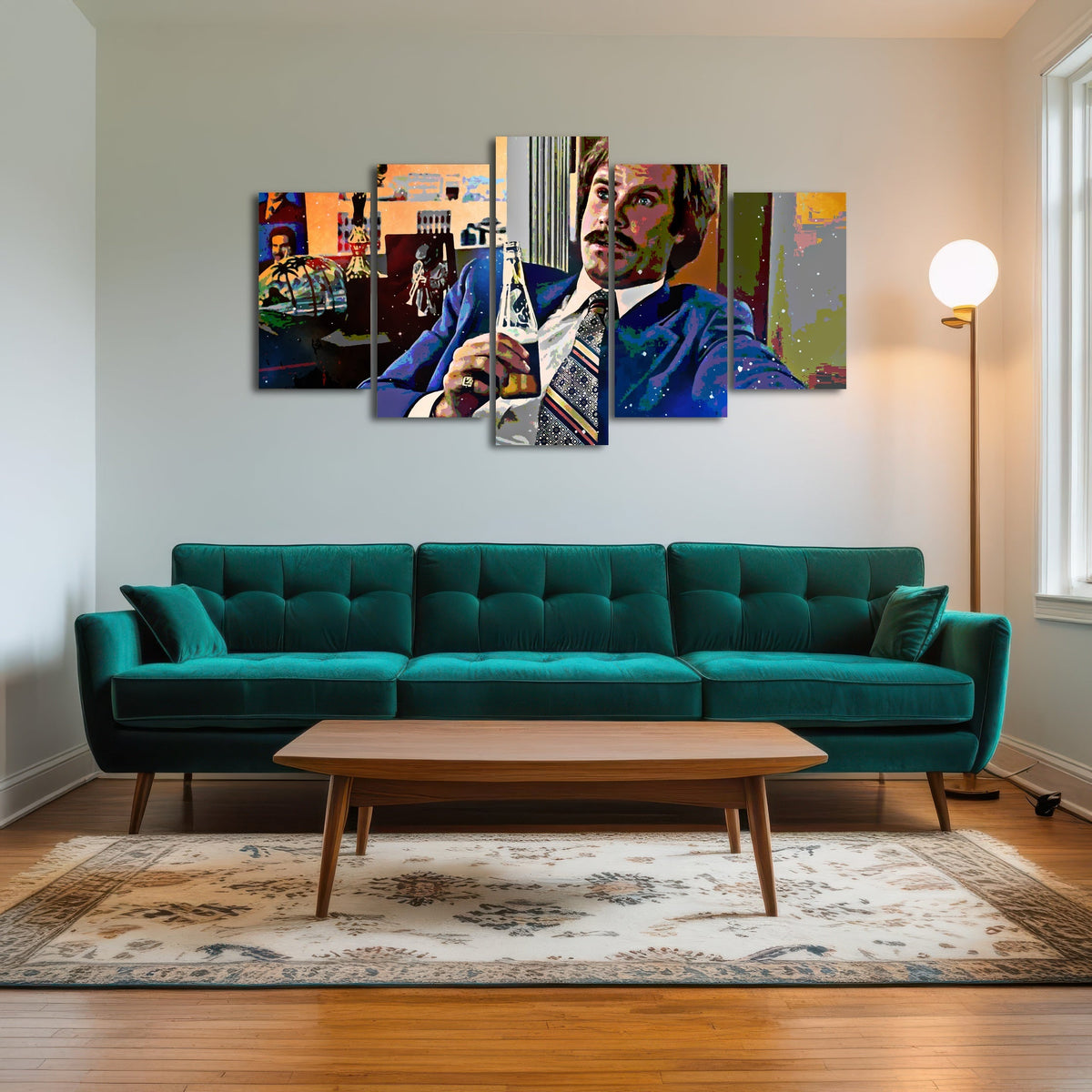 Ron Burgundy Wall Art