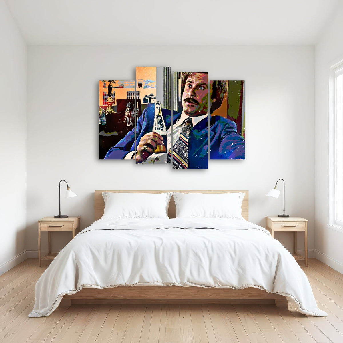 Ron Burgundy Wall Art