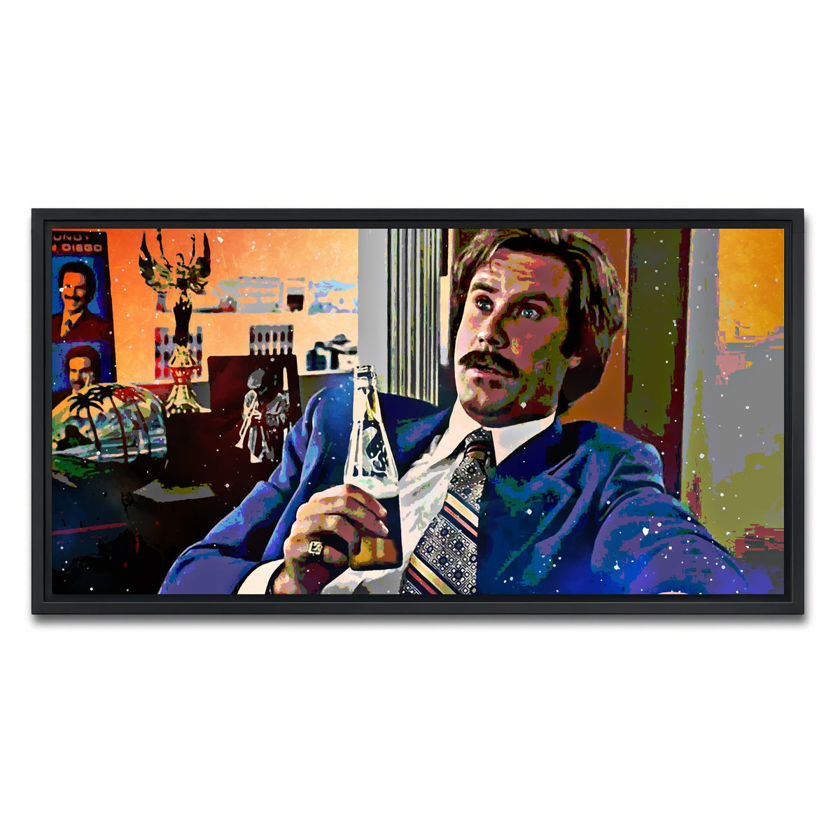 Ron Burgundy Wall Art