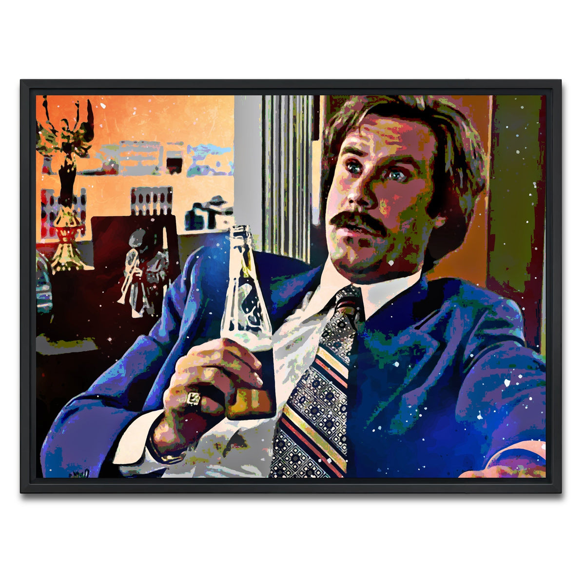 Ron Burgundy Wall Art