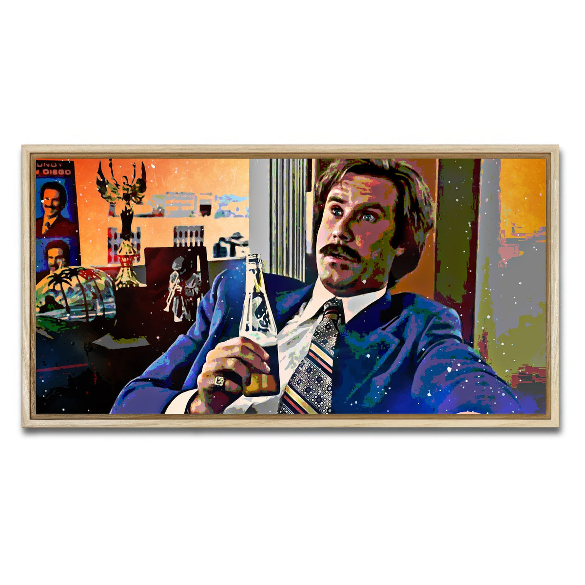 Ron Burgundy Wall Art