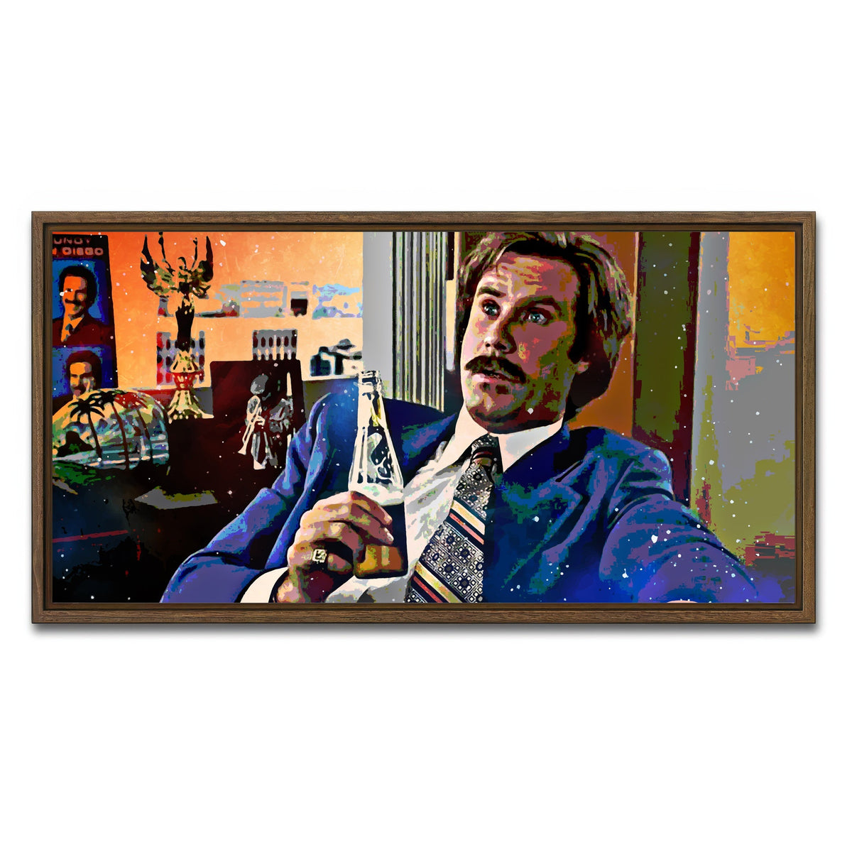 Ron Burgundy Wall Art