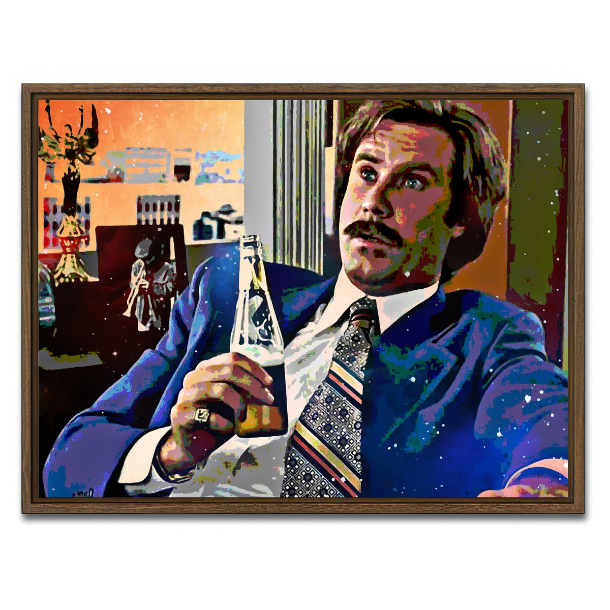 Ron Burgundy Wall Art
