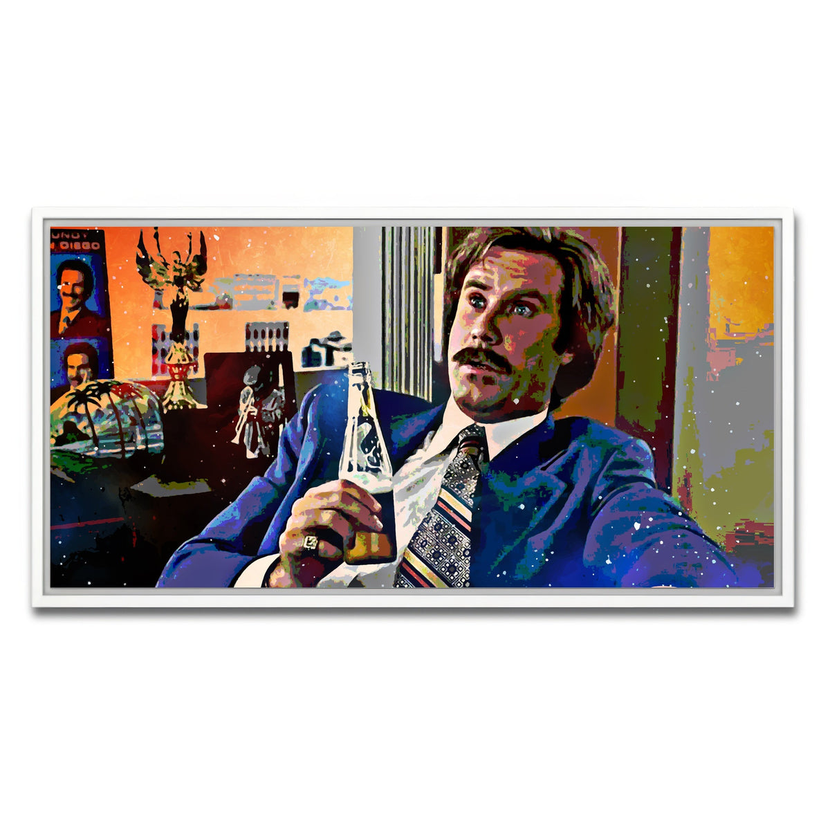 Ron Burgundy Wall Art