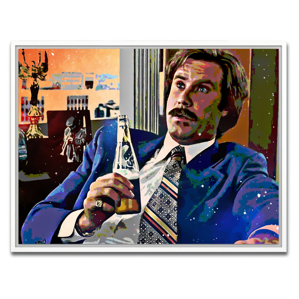 Ron Burgundy Wall Art