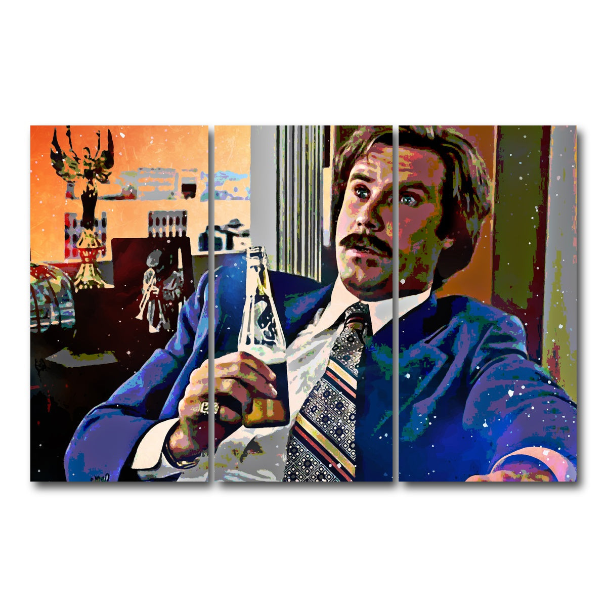 Ron Burgundy Wall Art