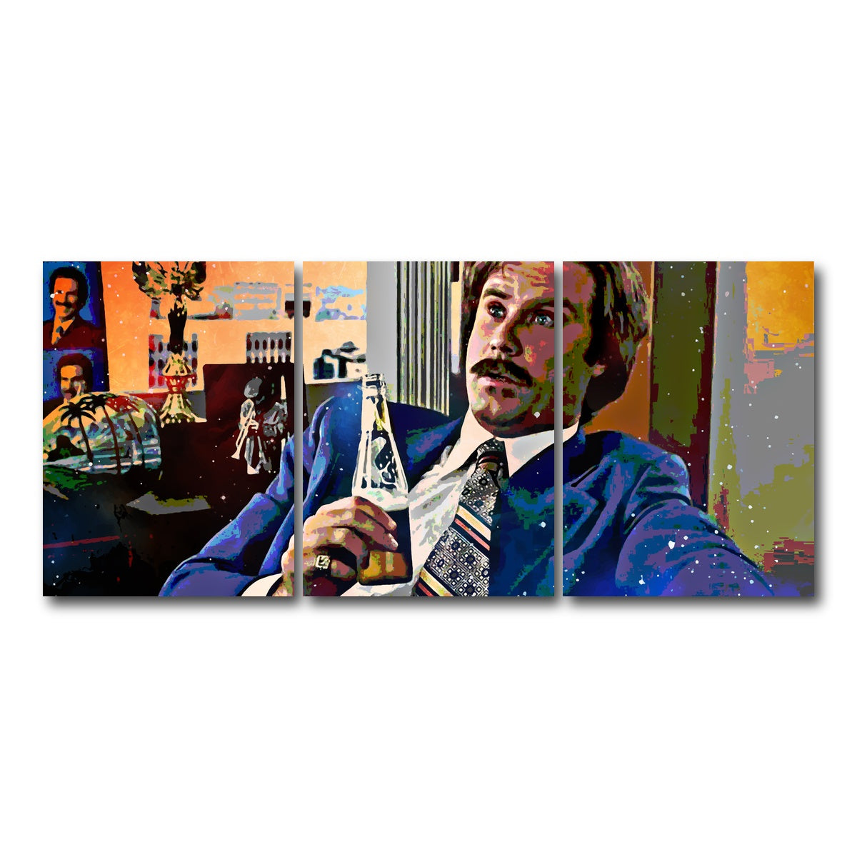 Ron Burgundy Wall Art