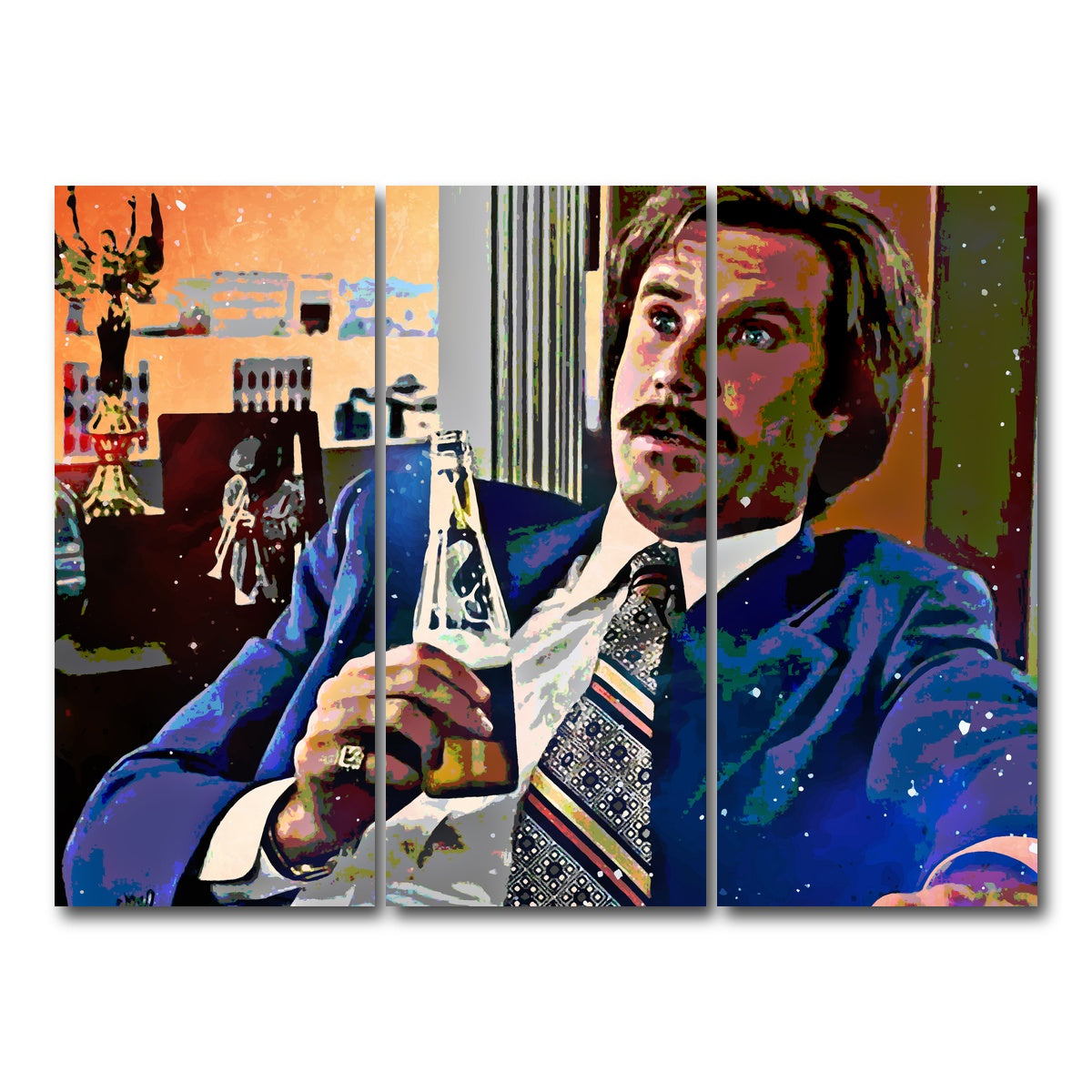 Ron Burgundy Wall Art
