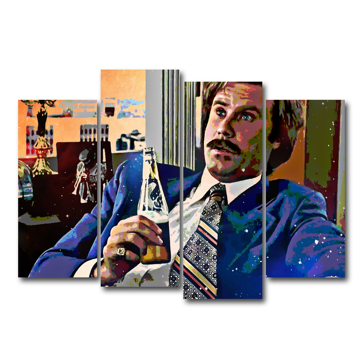 Ron Burgundy Wall Art