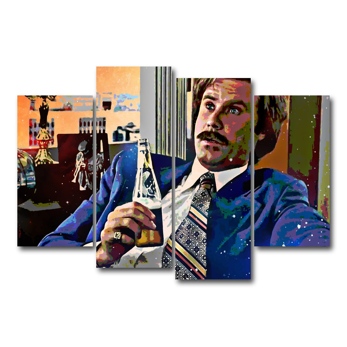 Ron Burgundy Wall Art
