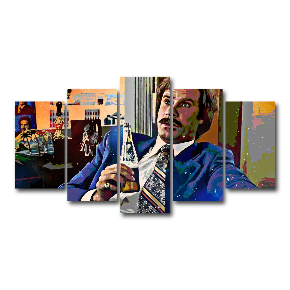 Ron Burgundy Wall Art