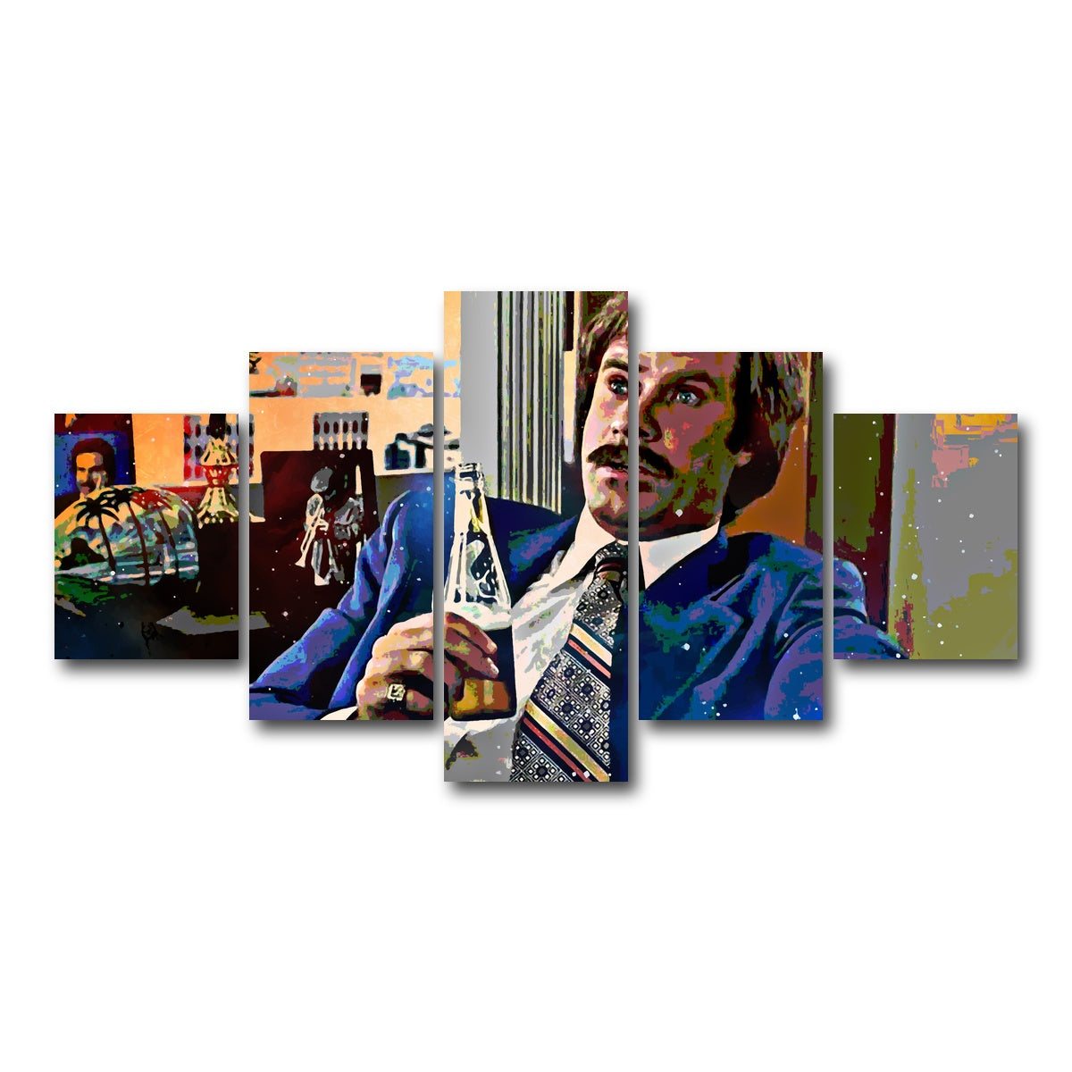 Ron Burgundy Wall Art