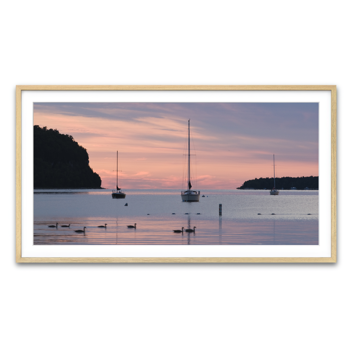 Framed Print 2x1 Natural